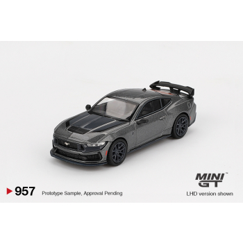 Ford Mustang Dark Horse 2024 Carbonized Gray - skala 1:64 - Mini GT